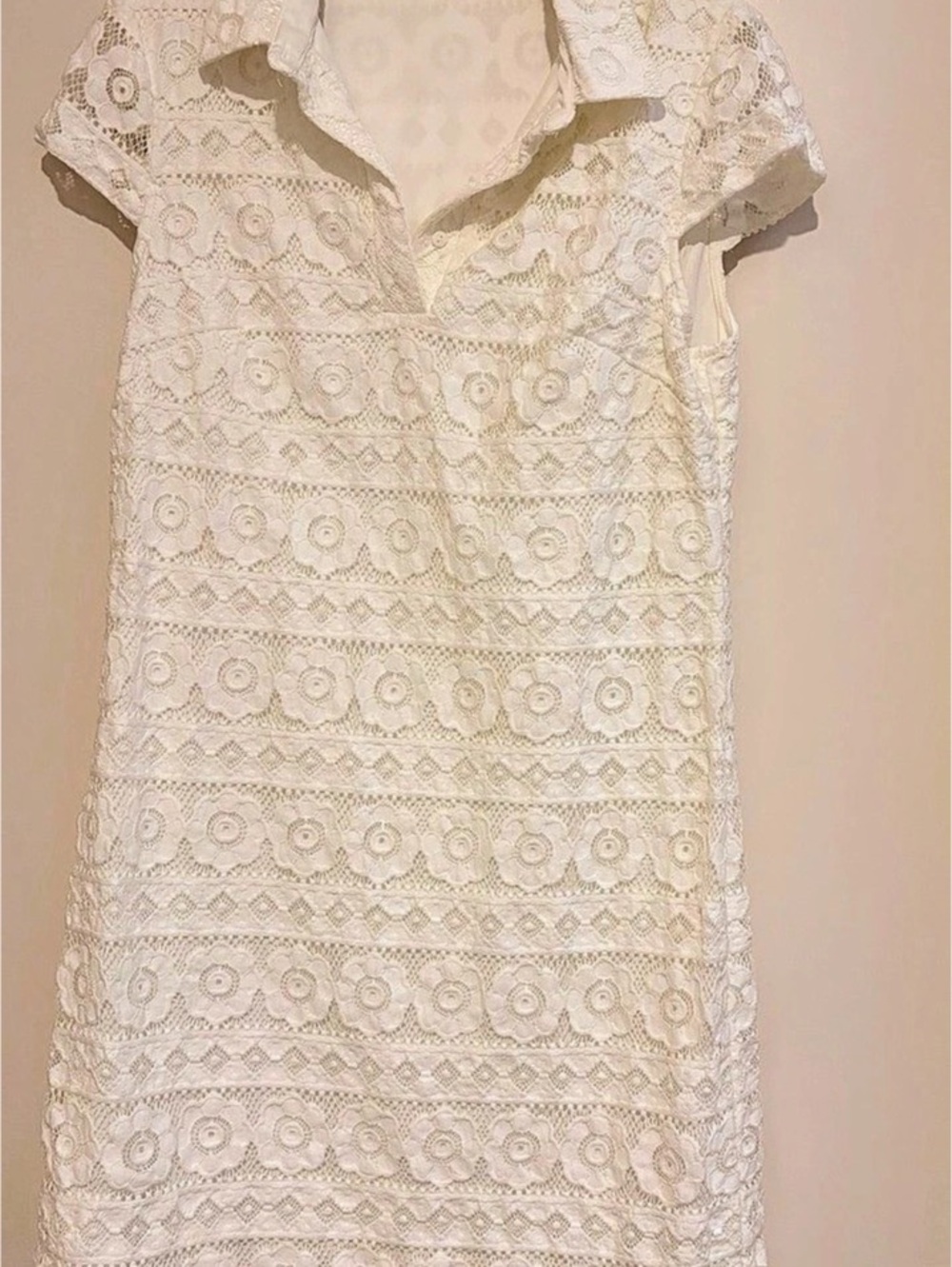 Betsy Johnson - Lace Dress in White Like New
